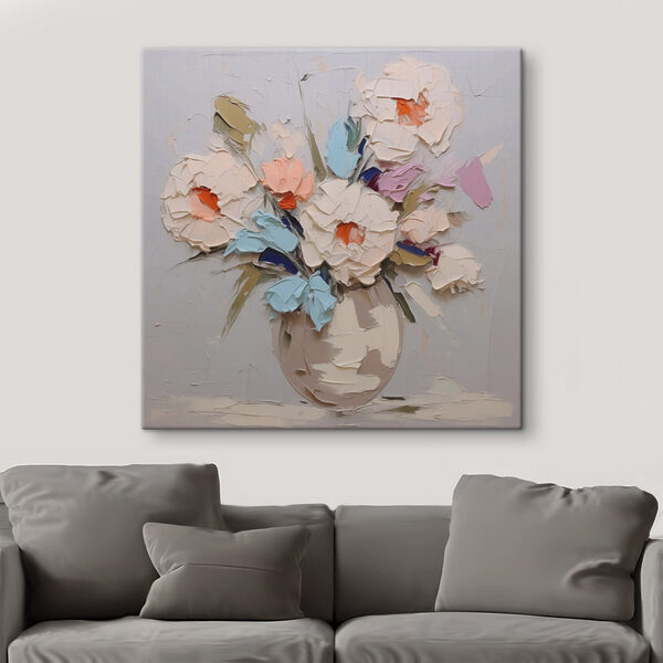Gemälde von Blumen in einer Vase Gemälde von Blumen in einer Vase