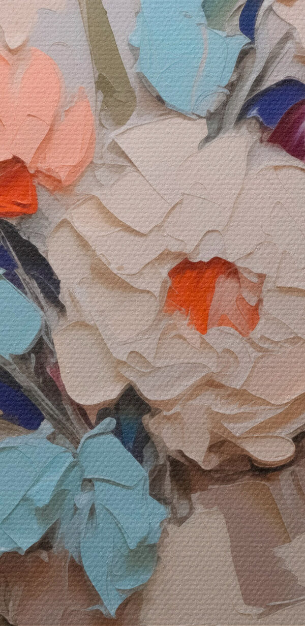 Gemälde von Blumen in einer Vase Gemälde von Blumen in einer Vase