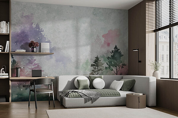 Painting of trees and plants Painting of trees and plants