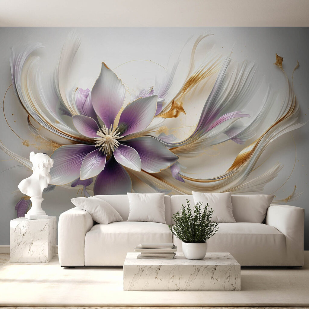 Elegant floral design in soft hues