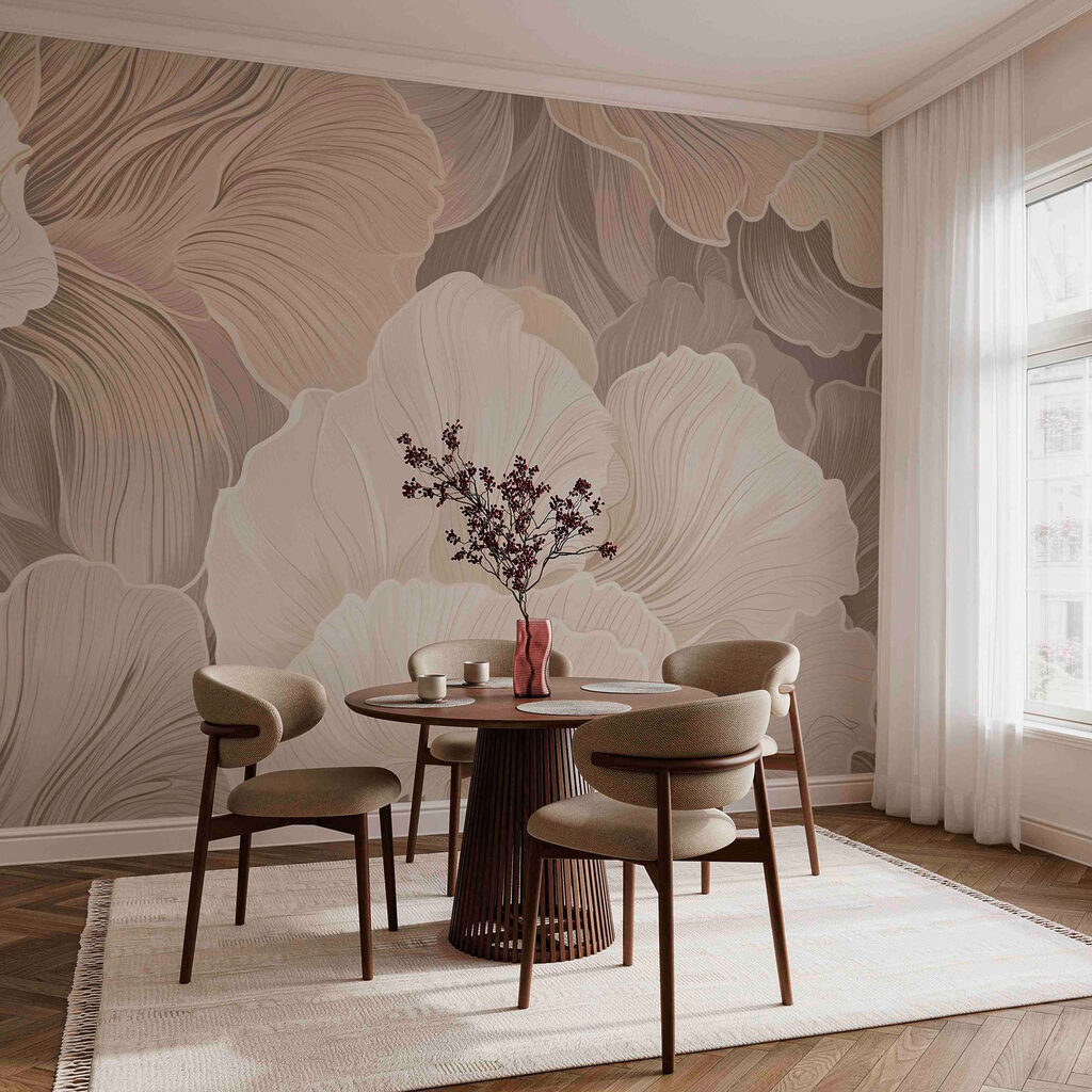 Soft petals in muted tones Soft petals in muted tones