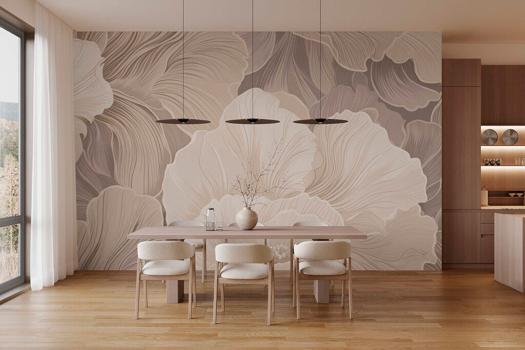 Soft petals in muted tones Soft petals in muted tones