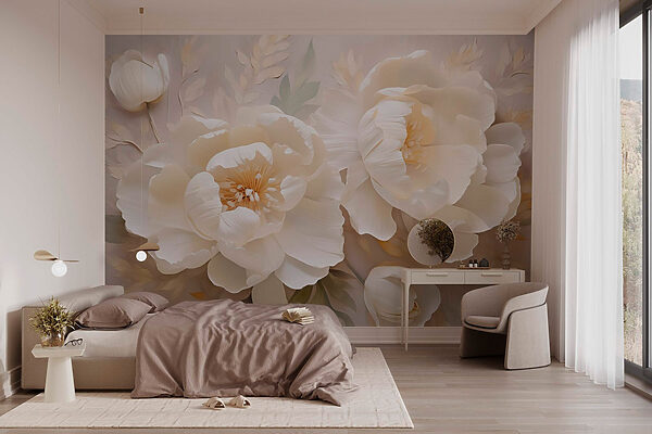 Elegante Blüten mit zarten Blütenblättern geschmückt Elegante Blüten mit zarten Blütenblättern geschmückt