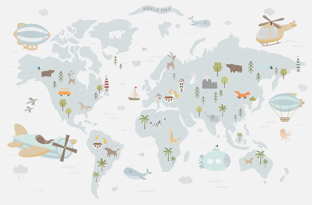 Karte der Welt Karte der Welt