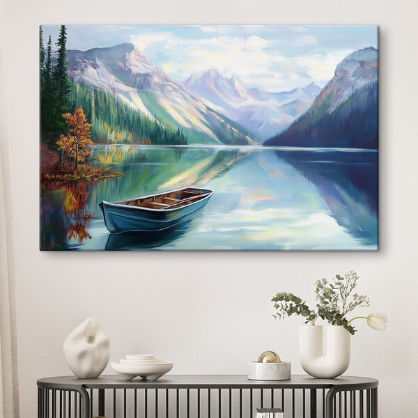 Wandbilder Boot auf einem See