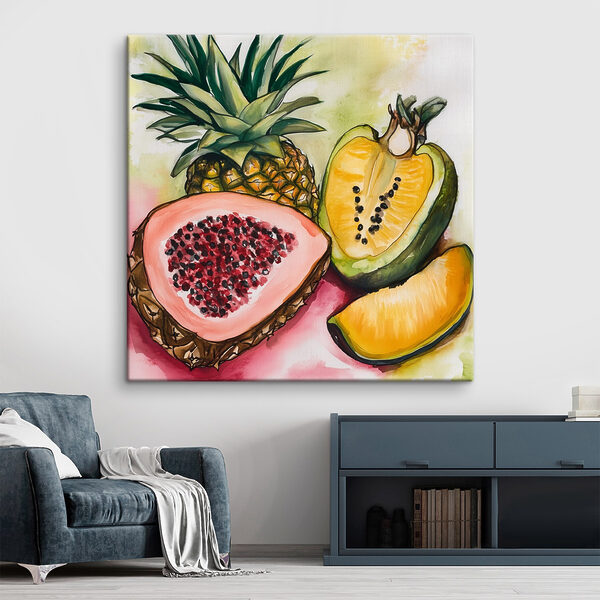Aquarellmalerei von Obst Aquarellmalerei von Obst