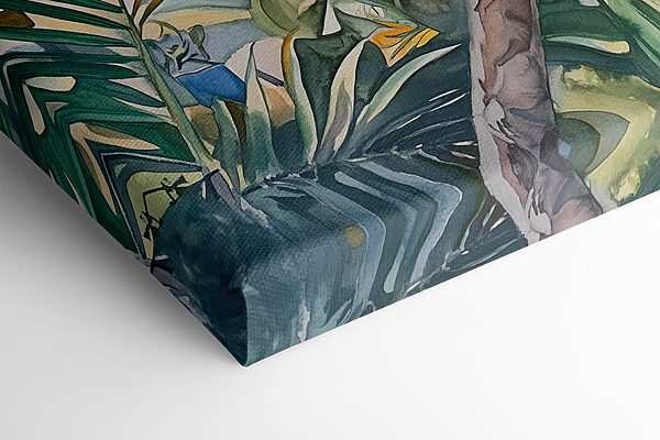 Bunter Vogel auf einem Baumzweig Bunter Vogel auf einem Baumzweig