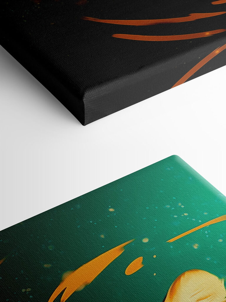 Cheetah with orange spots