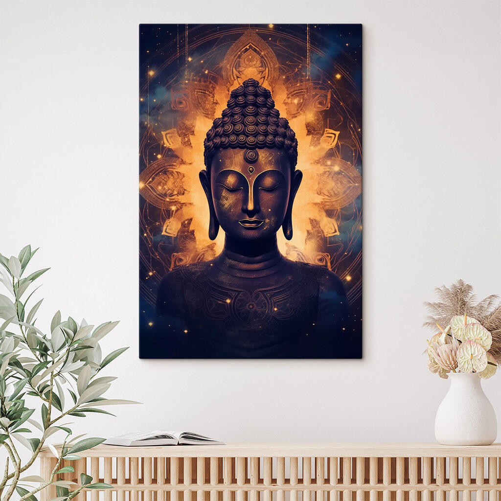 Meditation and peace in dark hues Meditation and peace in dark hues