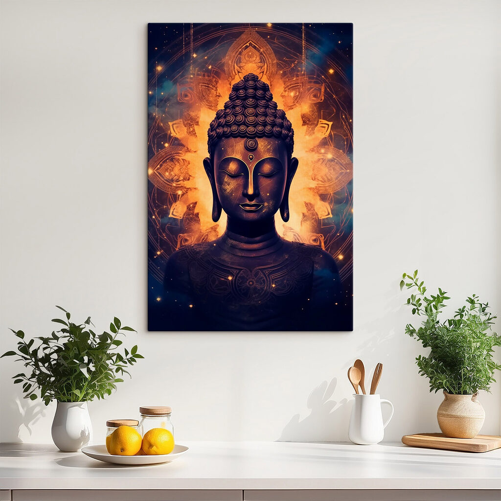 Meditation and peace in dark hues Meditation and peace in dark hues
