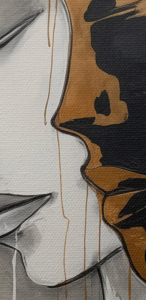 Painting of a man and woman