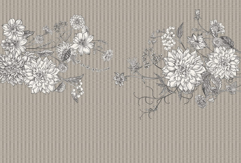 Elegante florale Illustration auf strukturiertem Hintergrund Elegante florale Illustration auf strukturiertem Hintergrund