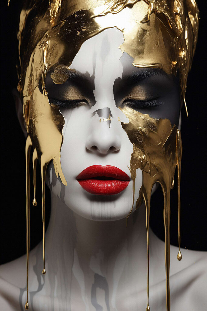 Artistic expression with dramatic elegance Artistic expression with dramatic elegance