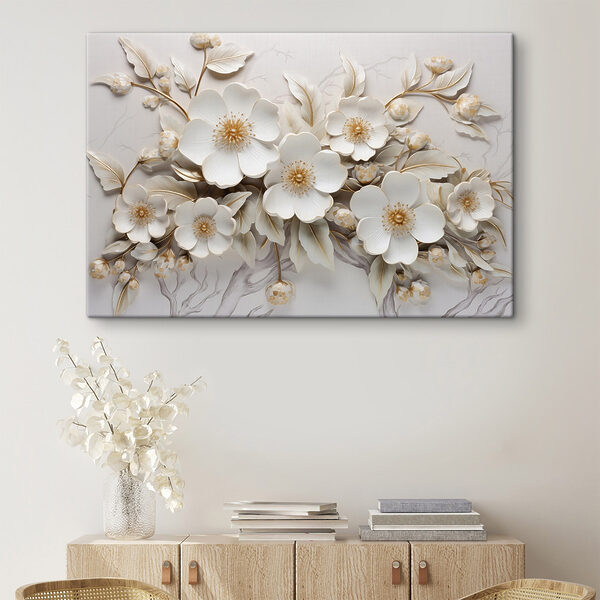 Intricate floral design in soft hues Intricate floral design in soft hues