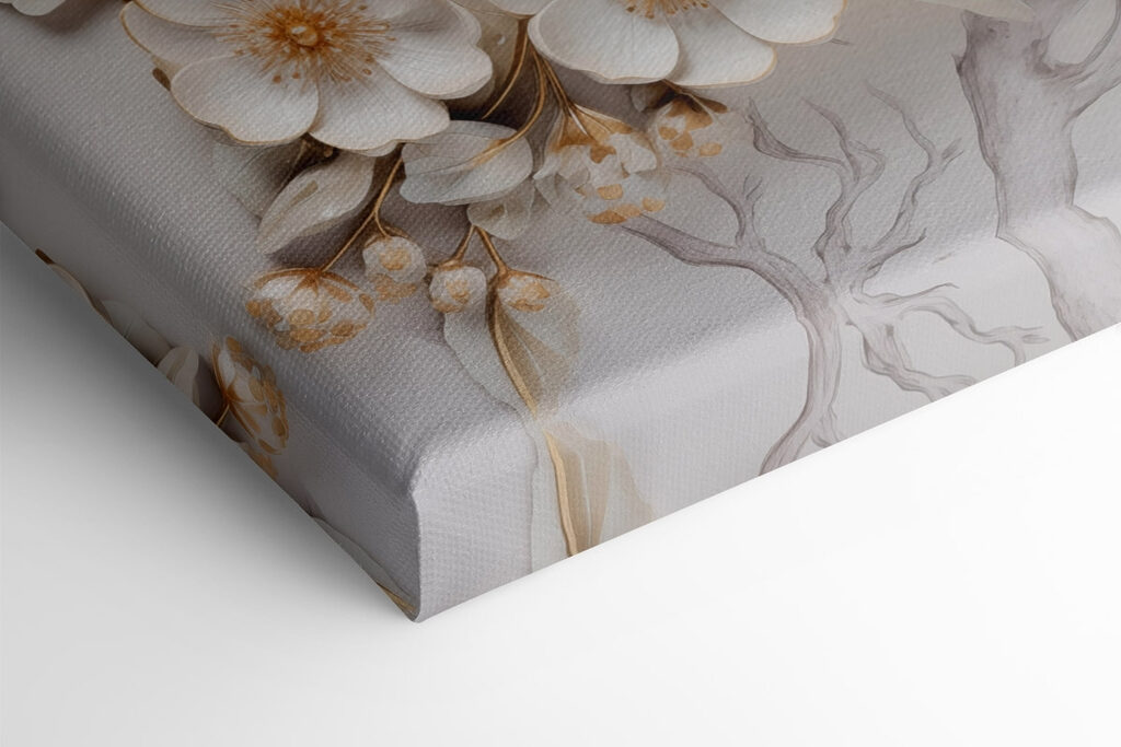 Intricate floral design in soft hues Intricate floral design in soft hues