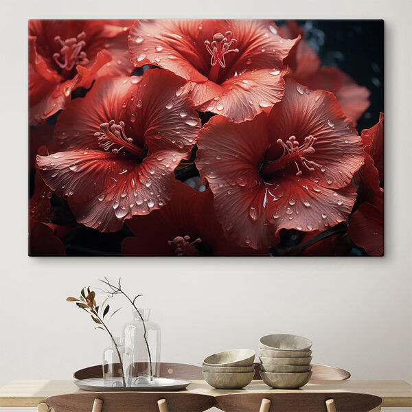 Wandbilder Gruppe von roten Blumen (Artikelnummer: s43319) Wandbilder Wandbilder Gruppe von roten Blumen (Artikelnummer: s43319)