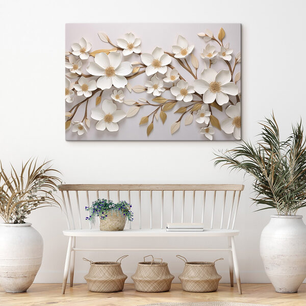 Elegant blossoms on a soft backdrop