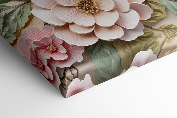 Papierblumen und Blätter Papierblumen und Blätter