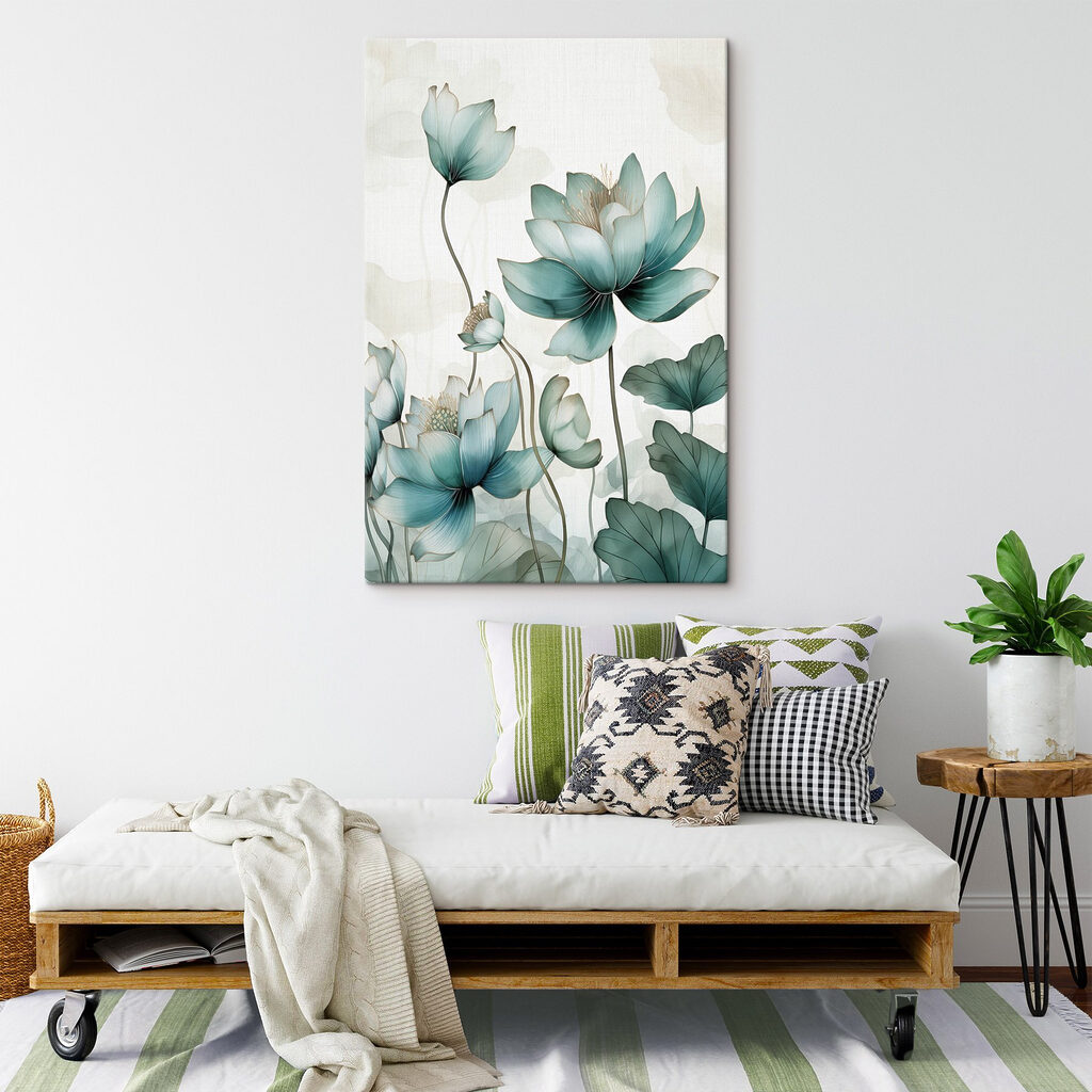 Delicate petals in soft hues