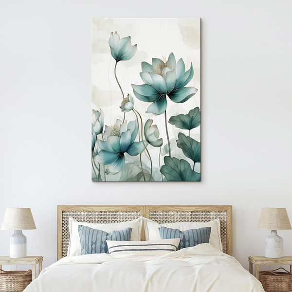 Delicate petals in soft hues