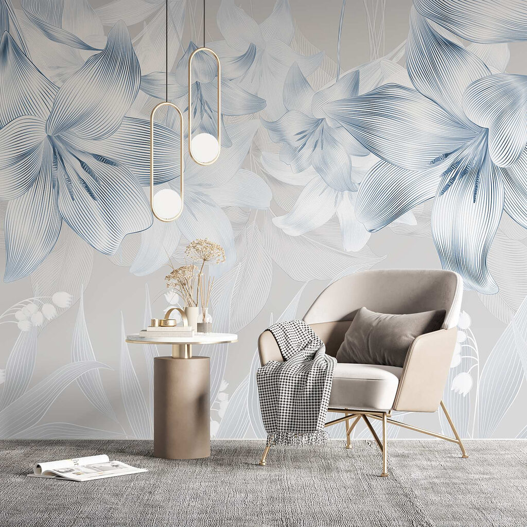 Delicate blooms in subtle shades