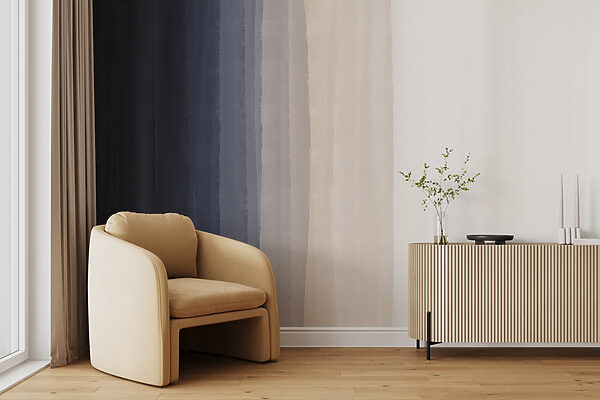 Textured stripes in soft color palette