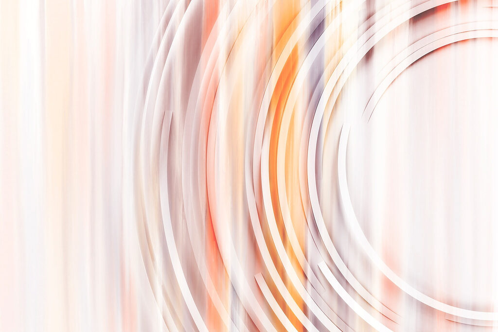 Unscharfes Bild eines gewirbelten Kreises Unscharfes Bild eines gewirbelten Kreises