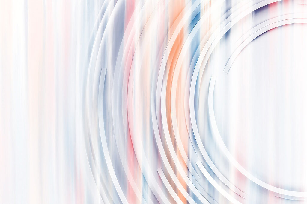 Unscharfes Bild eines runden Objekts Unscharfes Bild eines runden Objekts