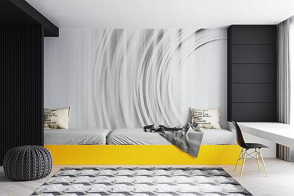 Weißer und grauer Hintergrund mit Kreisen Weißer und grauer Hintergrund mit Kreisen