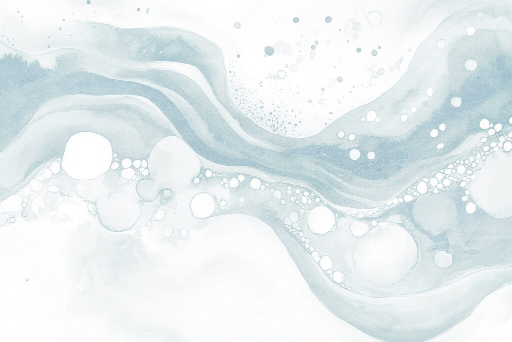 Weiße und blaue Aquarellmalerei Weiße und blaue Aquarellmalerei