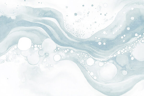 Weiße und blaue Aquarellmalerei Weiße und blaue Aquarellmalerei