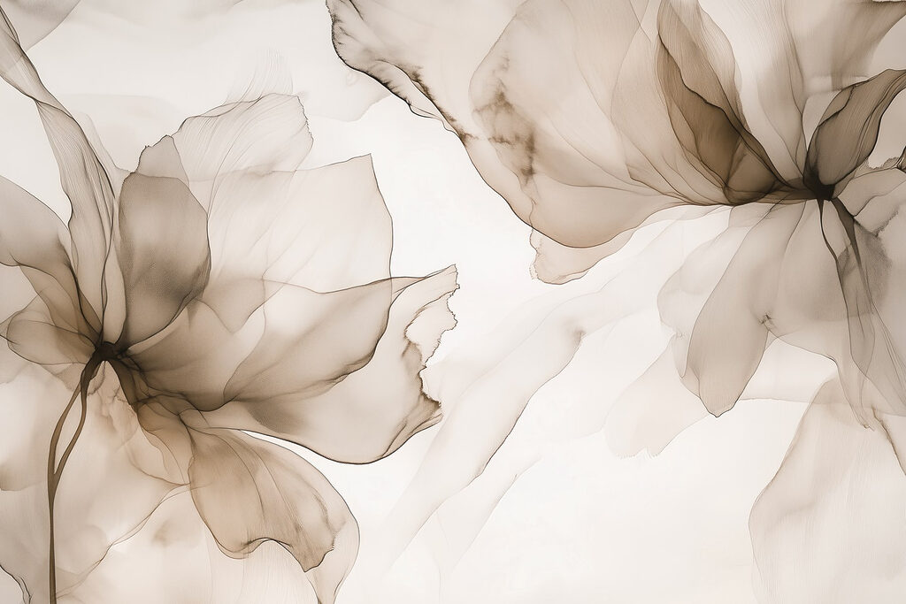 Zartes florales abstraktes Design Zartes florales abstraktes Design