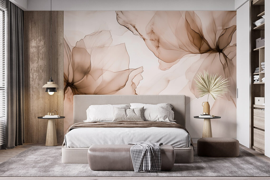 Delicate floral abstract design Delicate floral abstract design