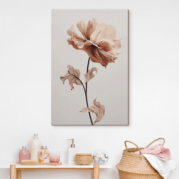 Wandbilder Wandbilder Blume mit getrockneten Blättern (Artikelnummer: s43341)