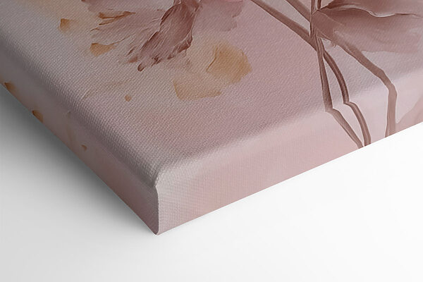 Painting of flowers on a wall