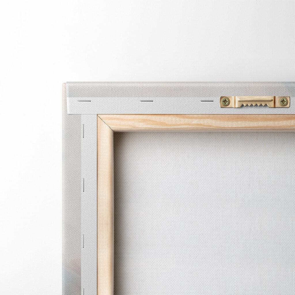 Painting of a man in a red robe surrounded by a group of people