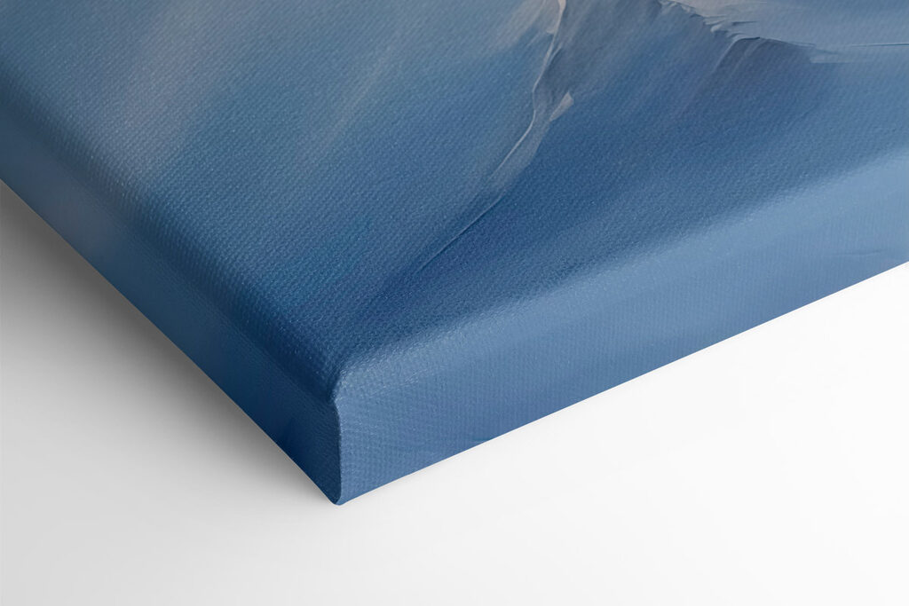 Mountain range with snow