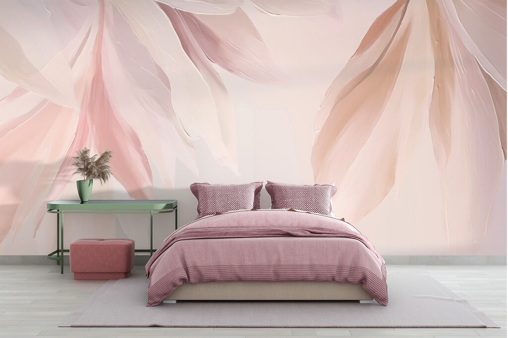 Soft petals in muted hues