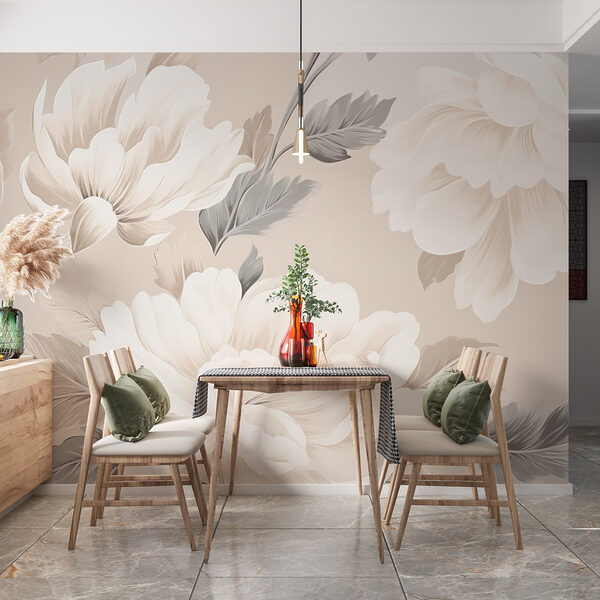 Tapete mit Blumen Tapete mit Blumen