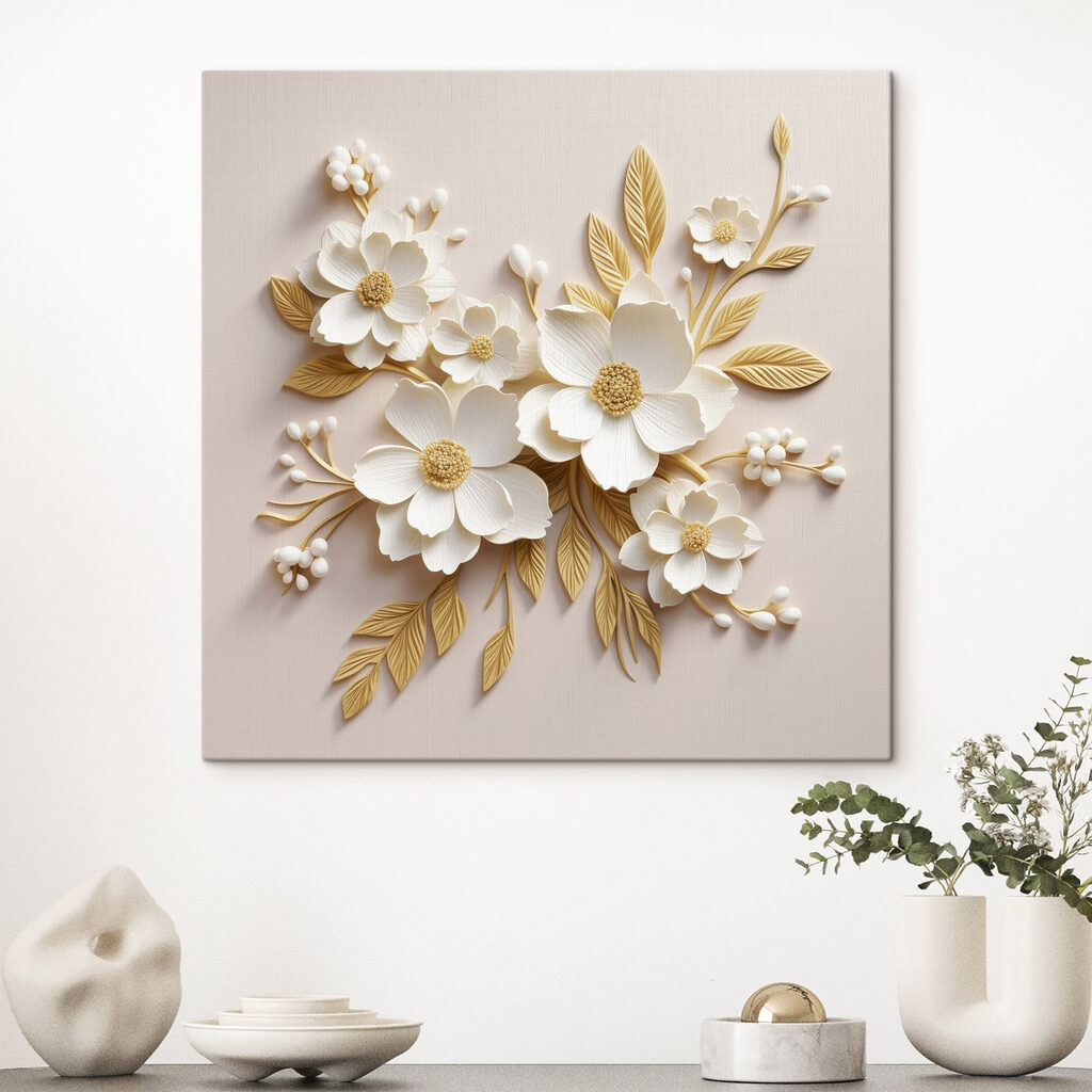 Elegant floral arrangement in soft hues
