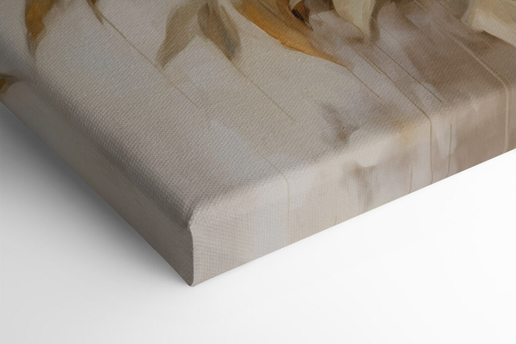 Painting of white flowers Painting of white flowers