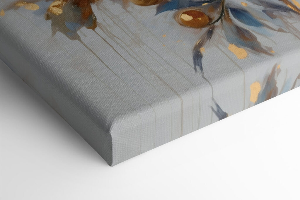 Painting of white flowers Painting of white flowers