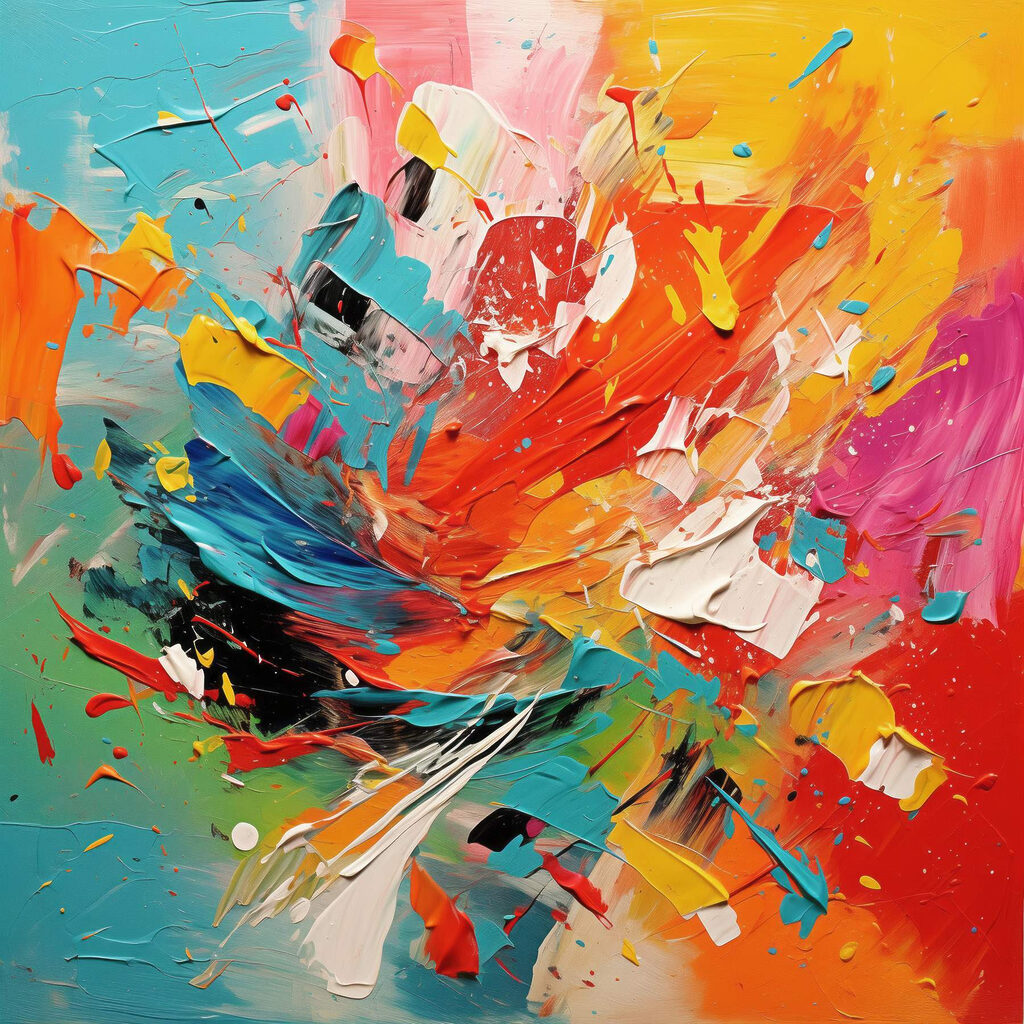 Painting of different colors