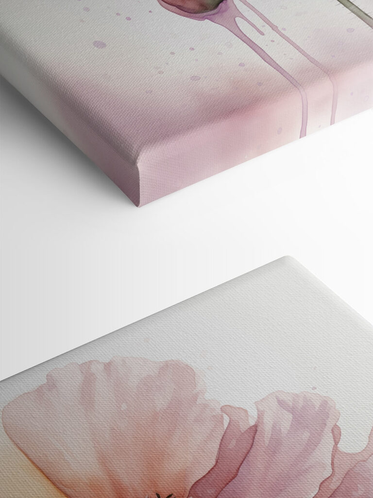 Watercolor painting of a flower Watercolor painting of a flower