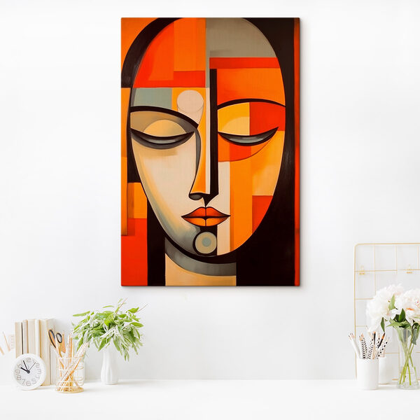 Wandbilder Gemälde eines Frauengesichts (Artikelnummer: s43412) Wandbilder Wandbilder Gemälde eines Frauengesichts (Artikelnummer: s43412)