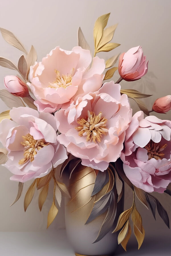 Strauß mit rosa Blumen Strauß mit rosa Blumen