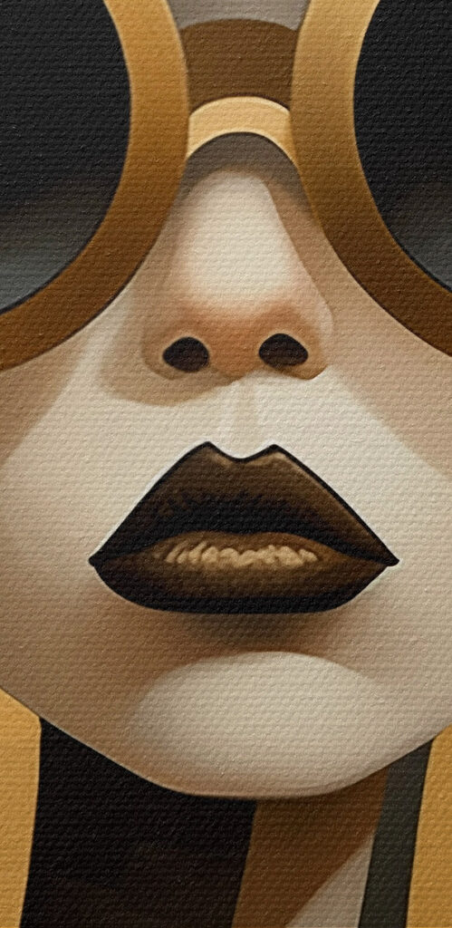 Woman wearing goggles Woman wearing goggles