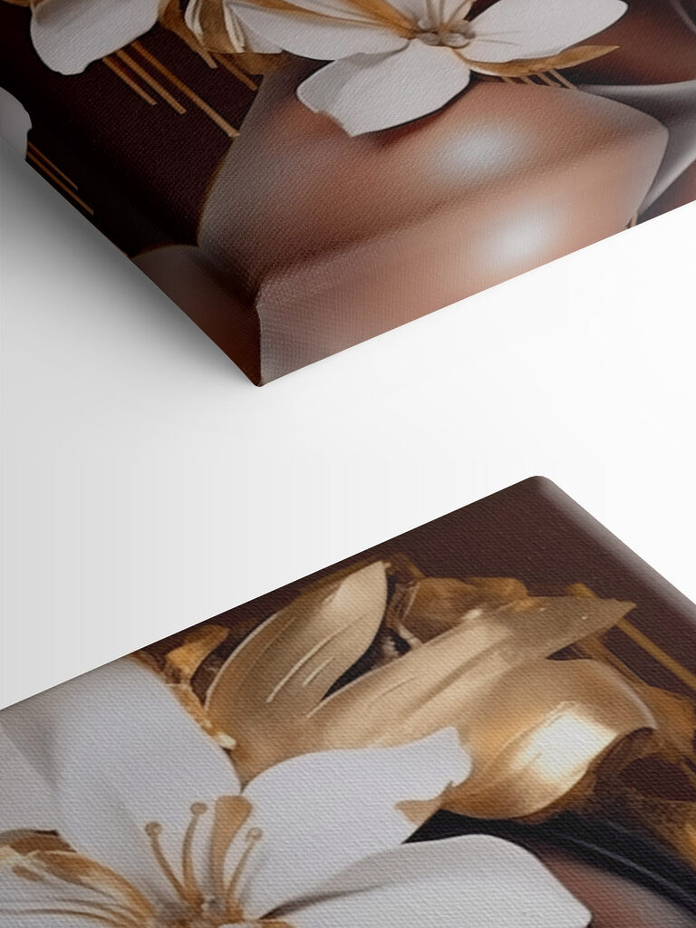 Ethereal beauty adorned with blossoms Ethereal beauty adorned with blossoms