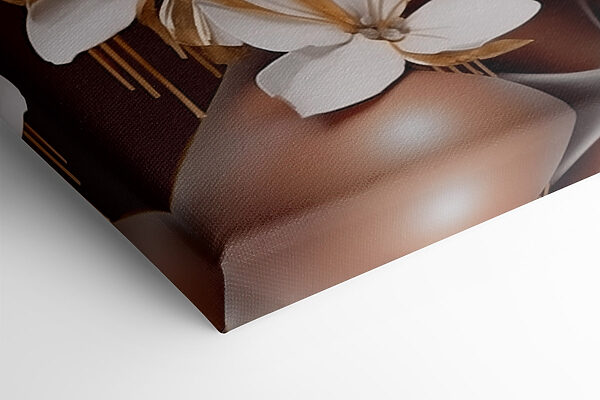 Ethereal beauty adorned with blossoms Ethereal beauty adorned with blossoms