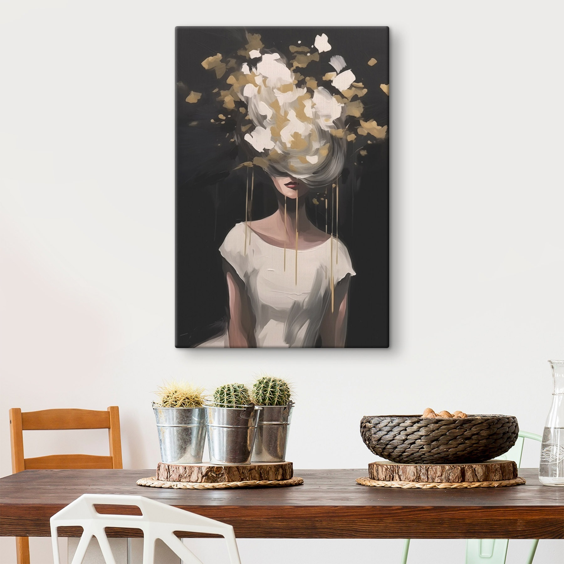 Surreal beauty in flowing abstraction